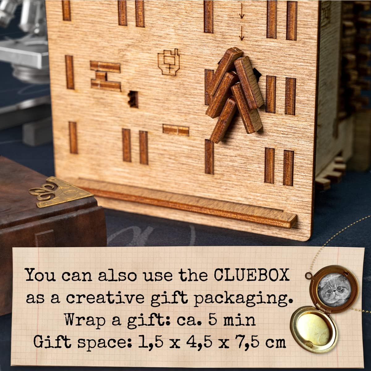 Cluebox - Escape Room in a box. Schrodingers cat - Image 4