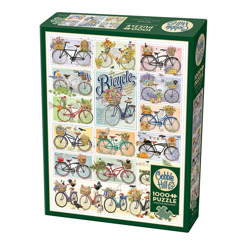 Cobble Hill - Bicycles 1000 Piece Puzzle