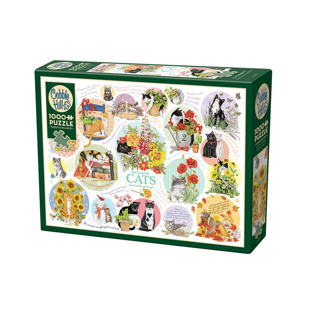 Cobble Hill - Cat Thoughts 1000 Piece Puzzle