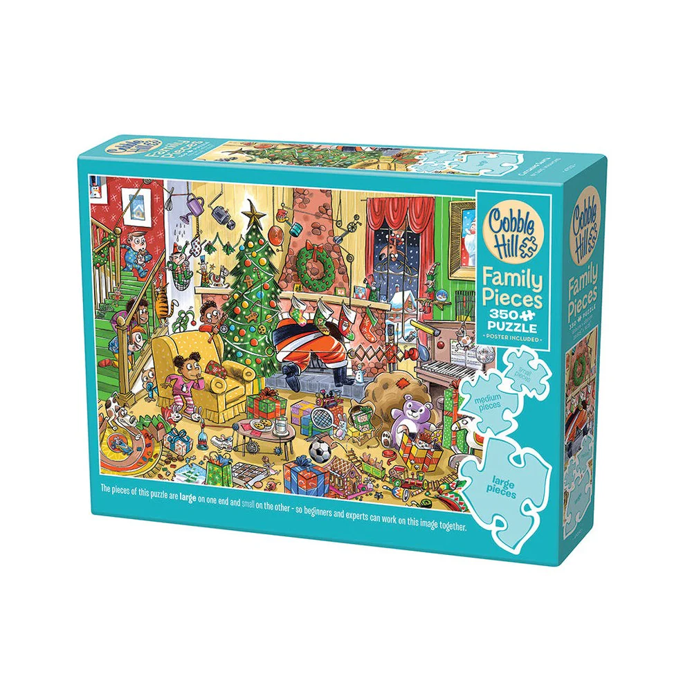 Cobble Hill - Catching Santa 350 Piece Puzzle