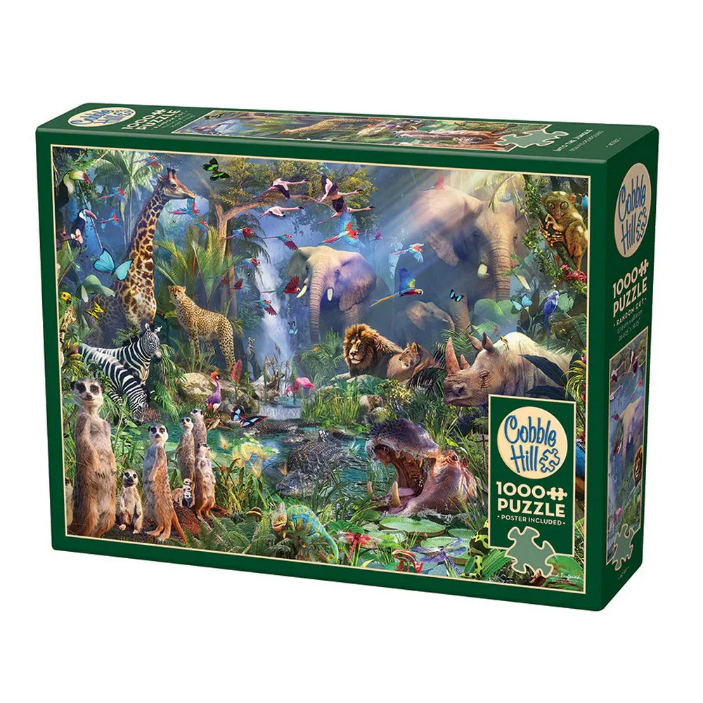Cobble Hill - Into The Jungle 1000 Piece Puzzle