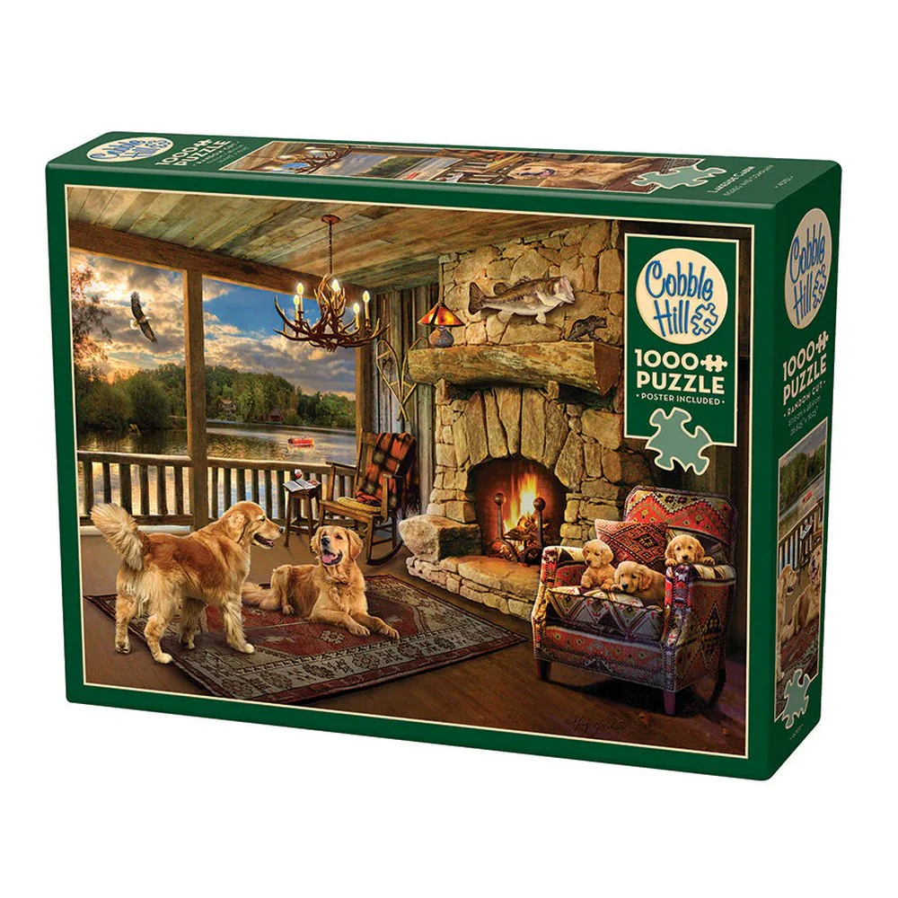 Cobble Hill - Lakeside Cabin 1000 Piece Puzzle