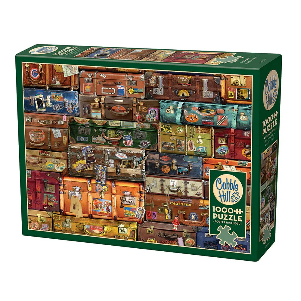 Cobble Hill - Luggage 1000 Piece Puzzle