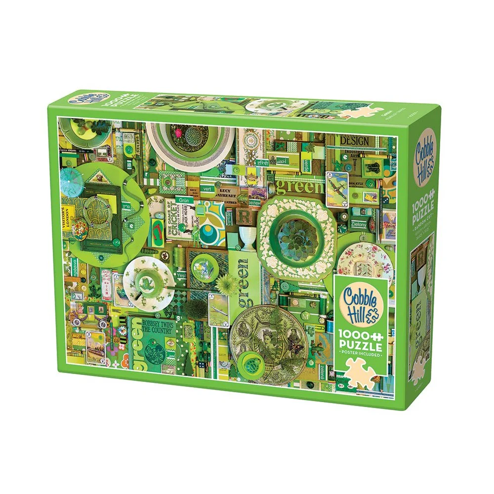 Cobble Hill - Rainbow Project 1000 Piece Puzzle Green