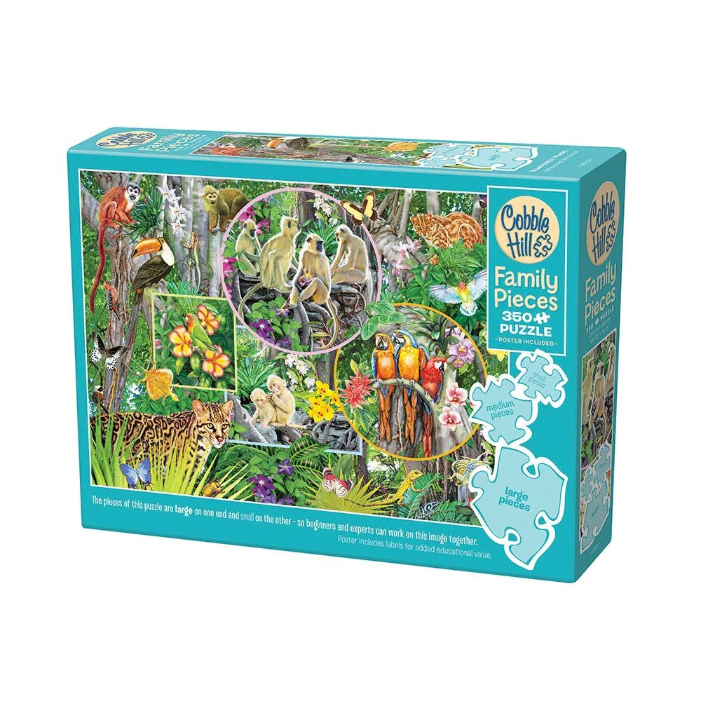 Cobble Hill - Rainforest Magic 350 Piece Puzzle
