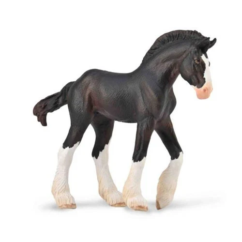 Collecta Clydesdale Foal Black - M