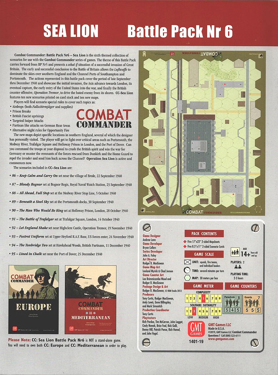 Combat Commander: Battle Pack #6 Sea lion - Image 2