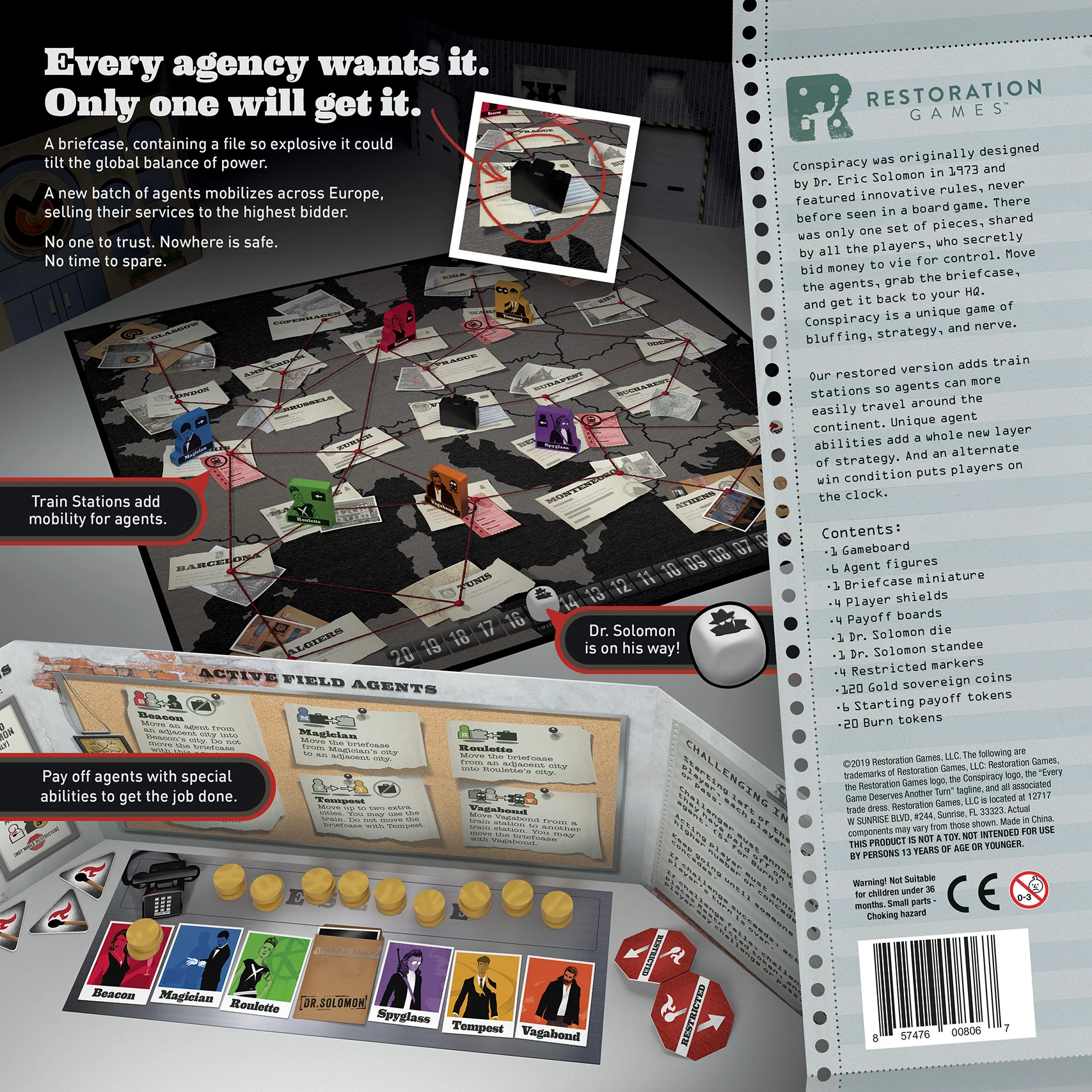 Conspiracy: The Solomon Gambit - 2-4 Players - Image 4