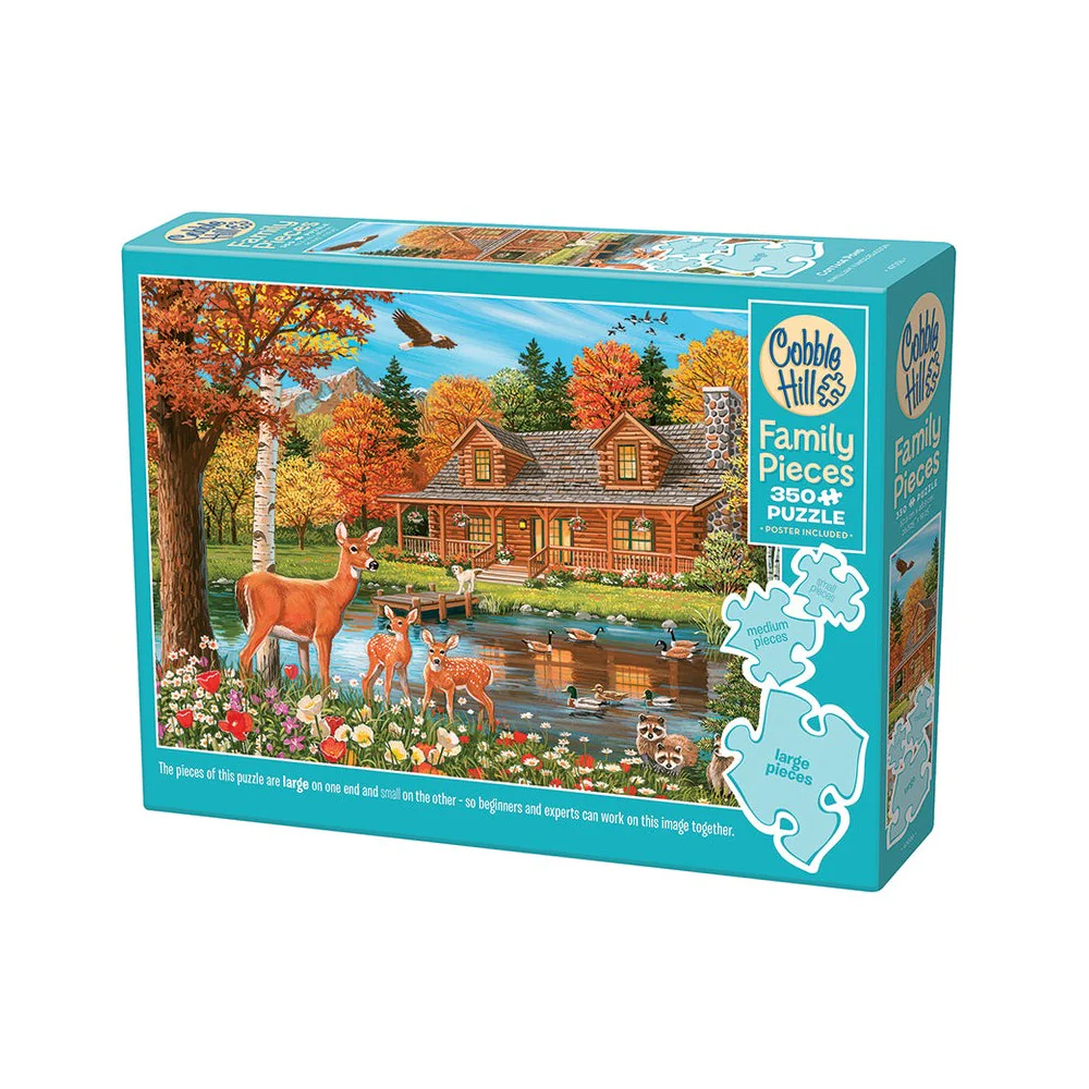 Cottage Pond 350 Piece Puzzle
