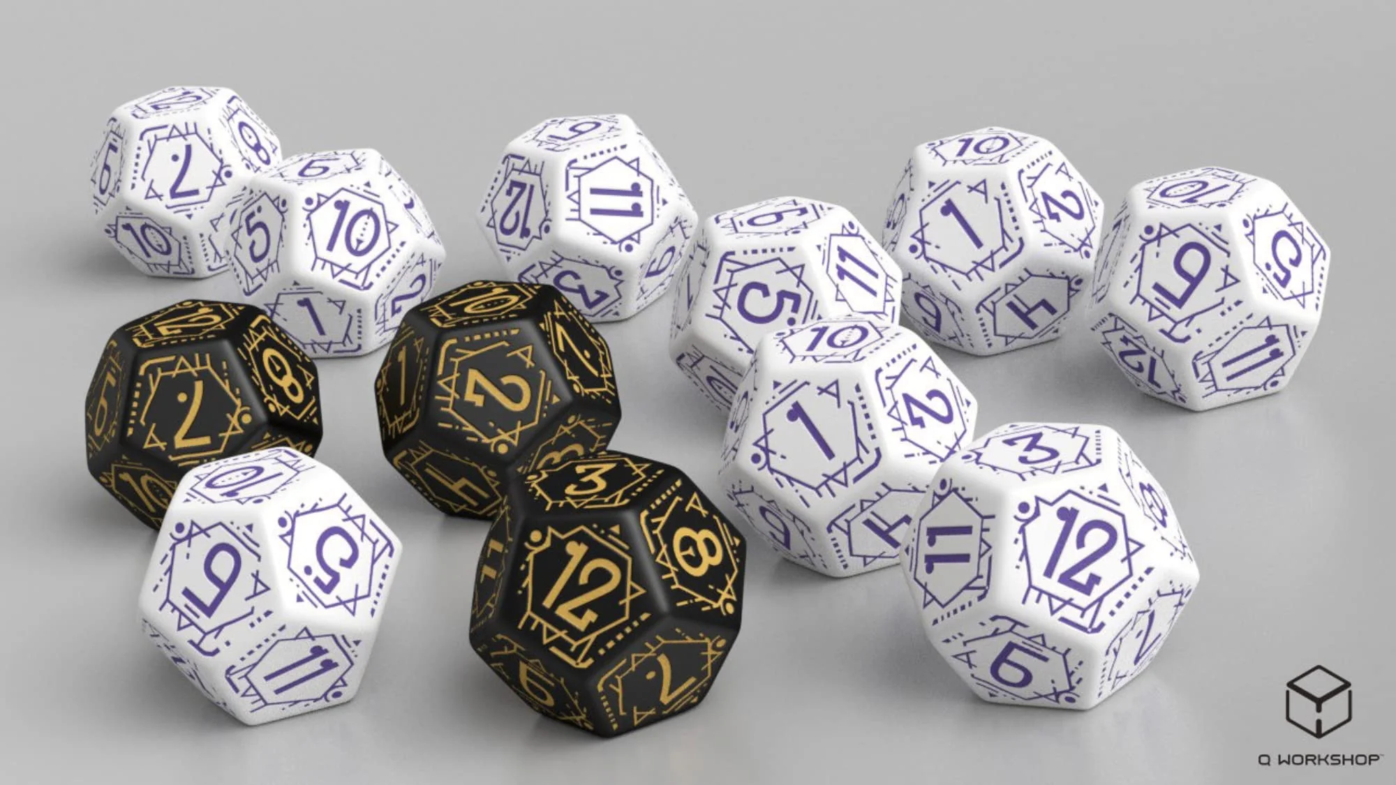Coyote & Crow - RPG d12 Custom Dice 12-Piece Set - Image 2