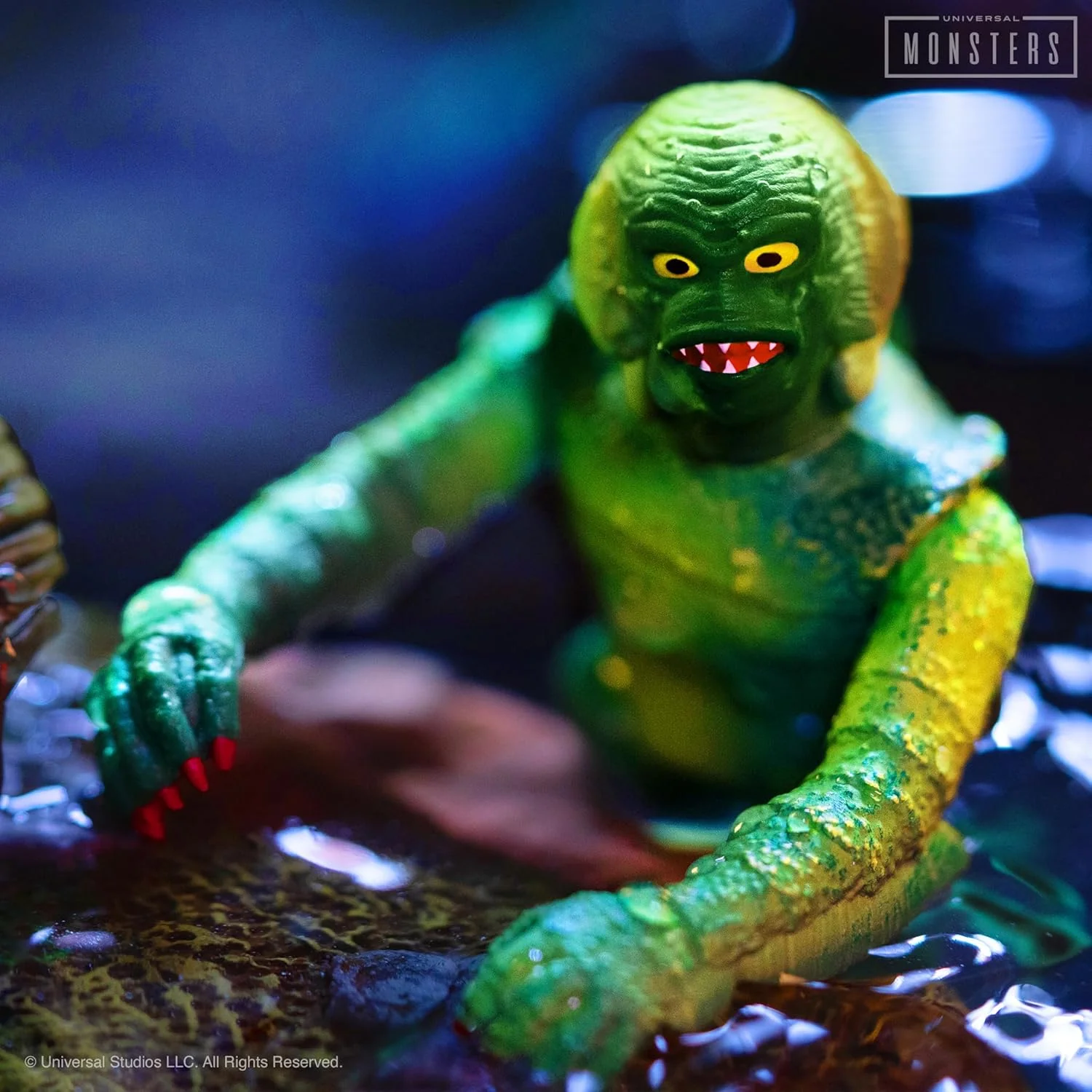 Creature from the Black Lagoon (1954) - The Creature World Famous Super Monsters Wide Sculpt ReAction 3.75” Action Figure - Image 4