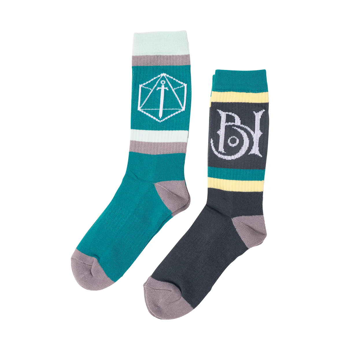 Critical Role Bells Hells Retro Crew Socks 2-Pack - Image 2