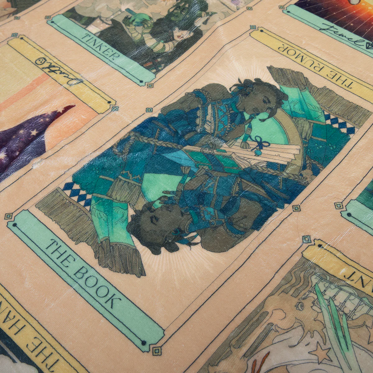 Critical Role Oracle of the Moon Tarot Blanket - Image 3