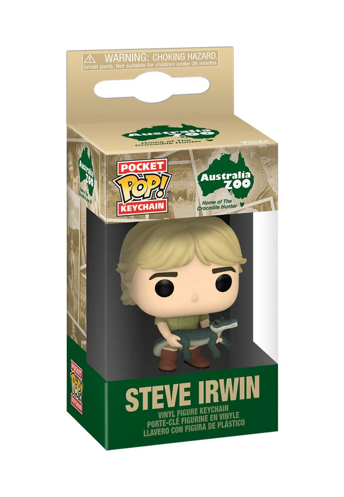 Crocidile Hunter - Steve Irwin Pop! Keychain