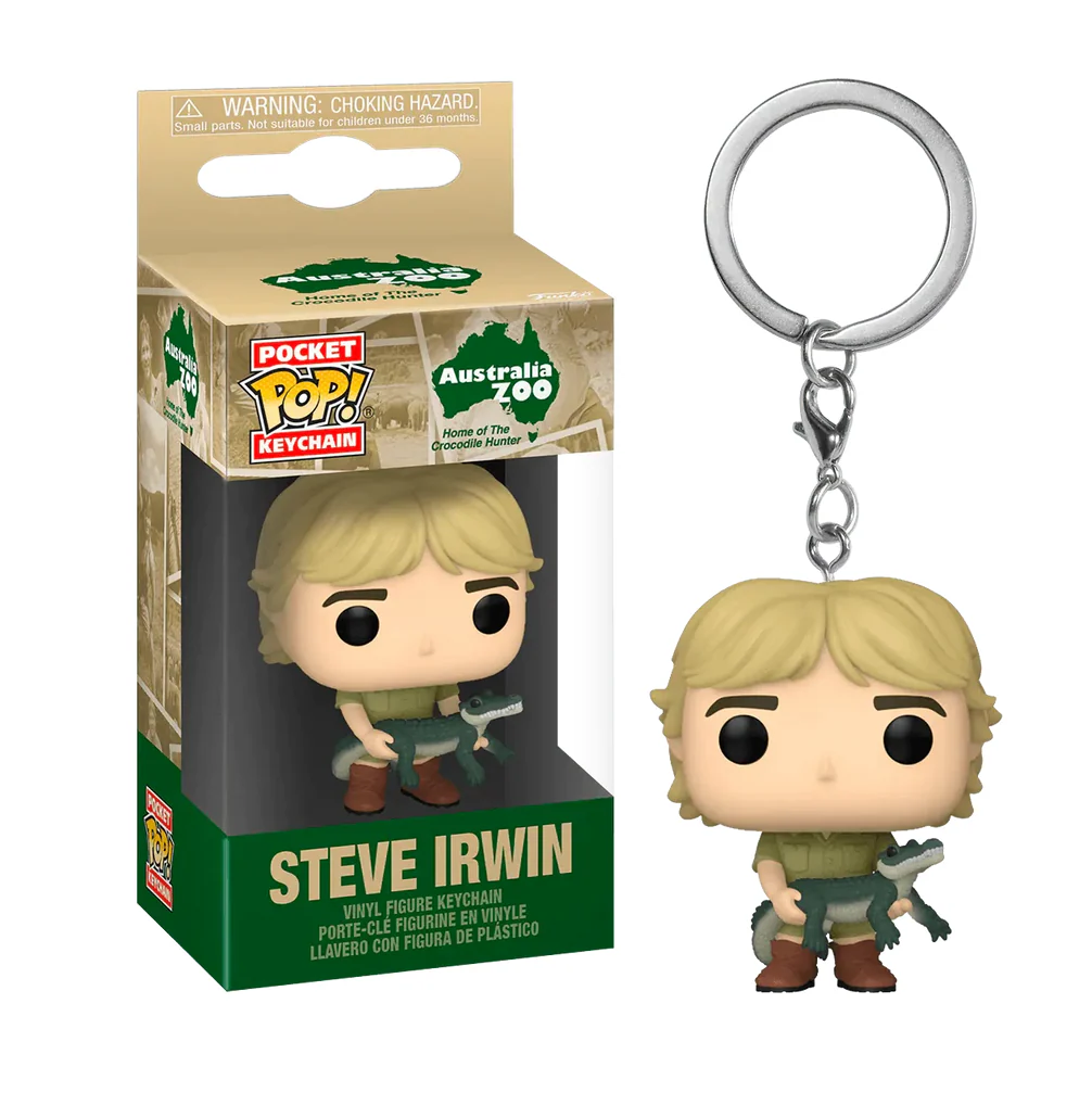 Crocidile Hunter - Steve Irwin Pop! Keychain - Image 3