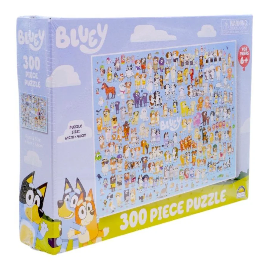 Crown Bluey Puzzle - 300 Piece Jigsaw