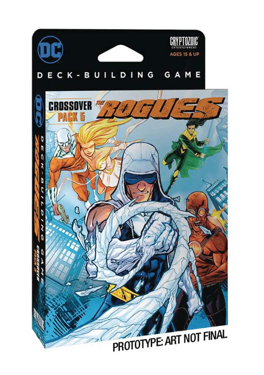Cryptozoic DC Comics Deck-Buidling Game - The Rogues Crossover Card Game 5-Pack