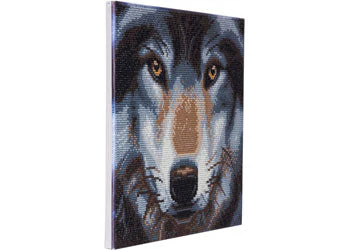 Crystal Art - Wolf 30x30cm Kit - Image 4
