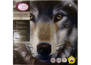 Crystal Art - Wolf 30x30cm Kit - Image 7