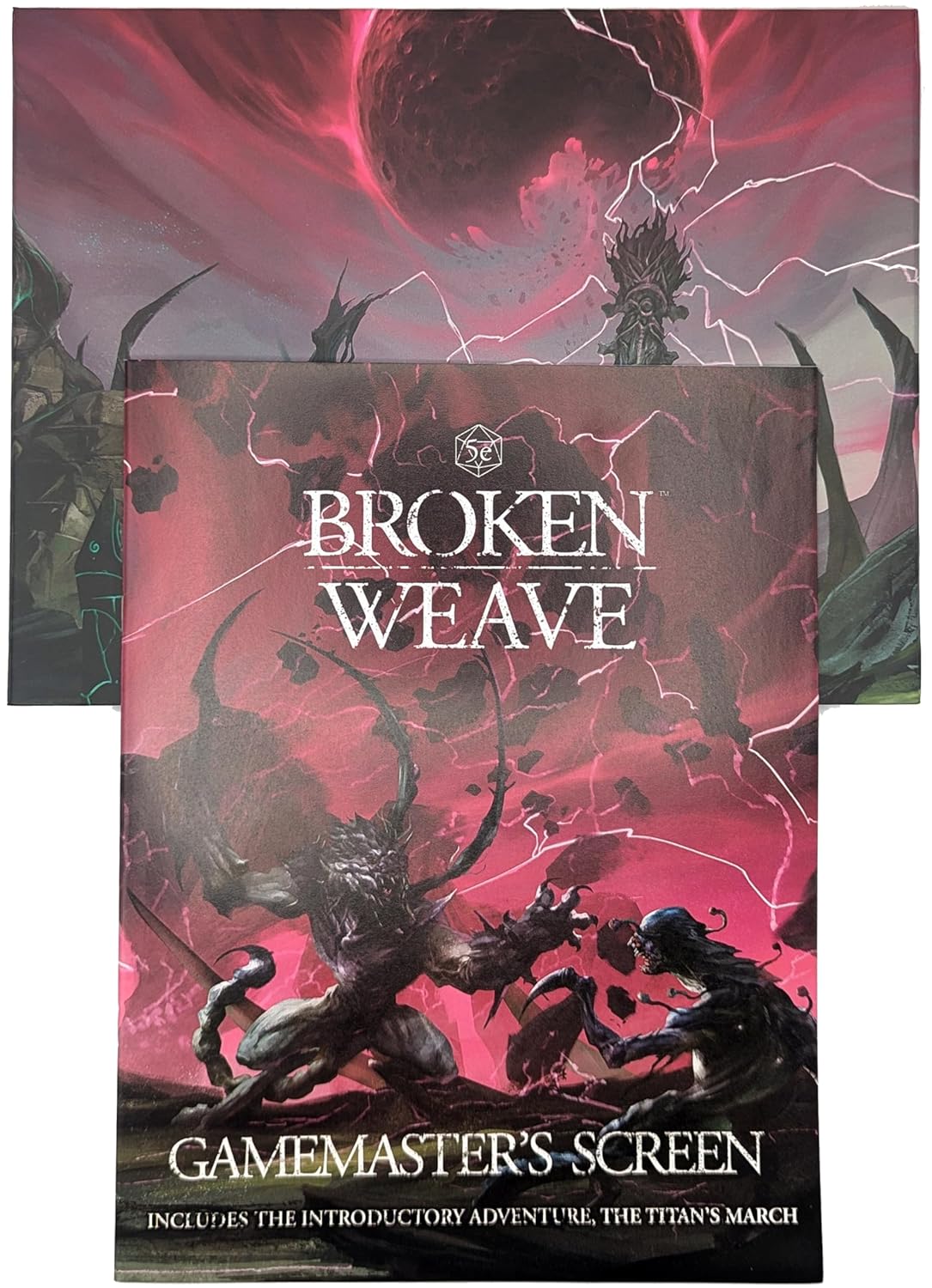 Cubicle 7 - Broken Weave Gamesmaster Screen with The Titan's March Book
