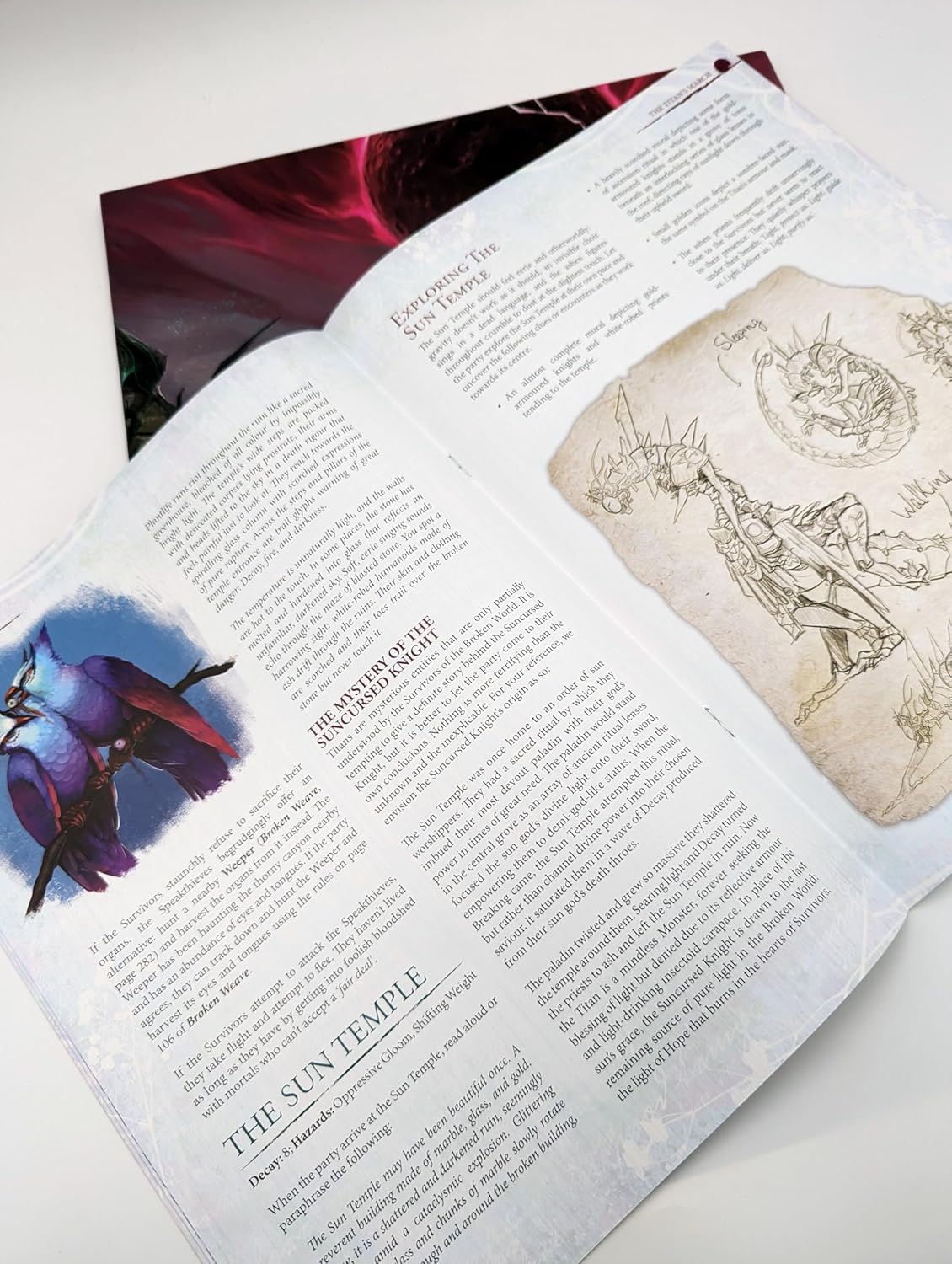 Cubicle 7 - Broken Weave Gamesmaster Screen with The Titan's March Book - Image 3