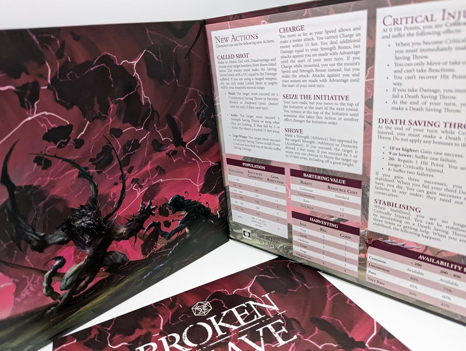 Cubicle 7 - Broken Weave Gamesmaster Screen with The Titan's March Book - Image 4