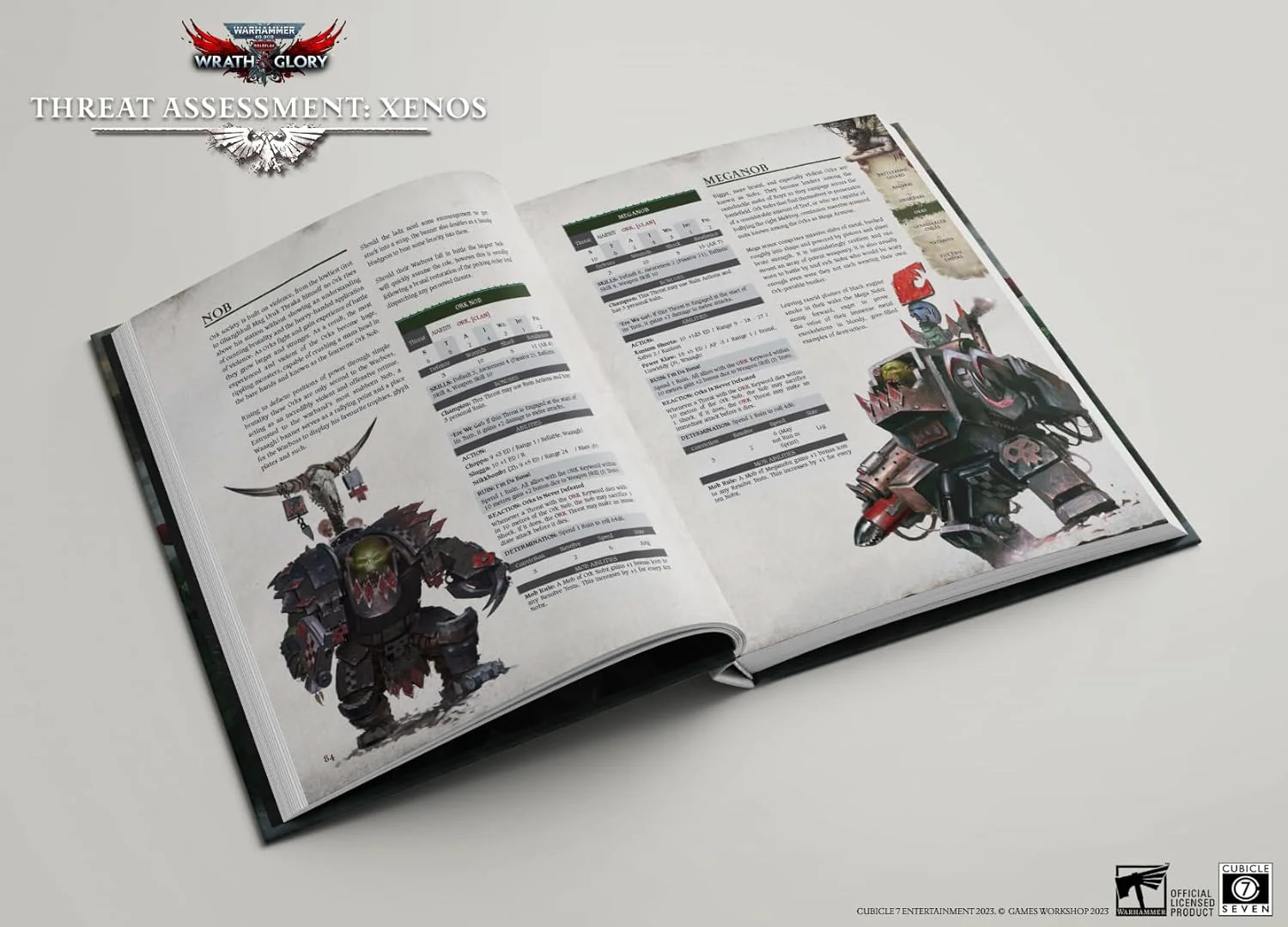 Cubicle 7 Warhammer 40K Wrath & Glory Threat Assessment Xenos Book - Image 3