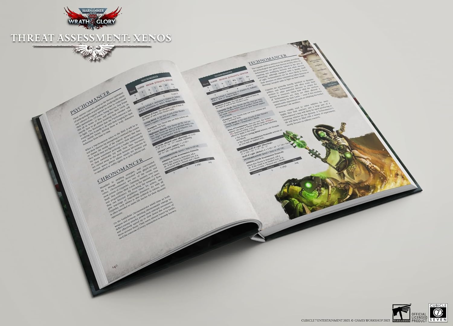Cubicle 7 Warhammer 40K Wrath & Glory Threat Assessment Xenos Book - Image 4