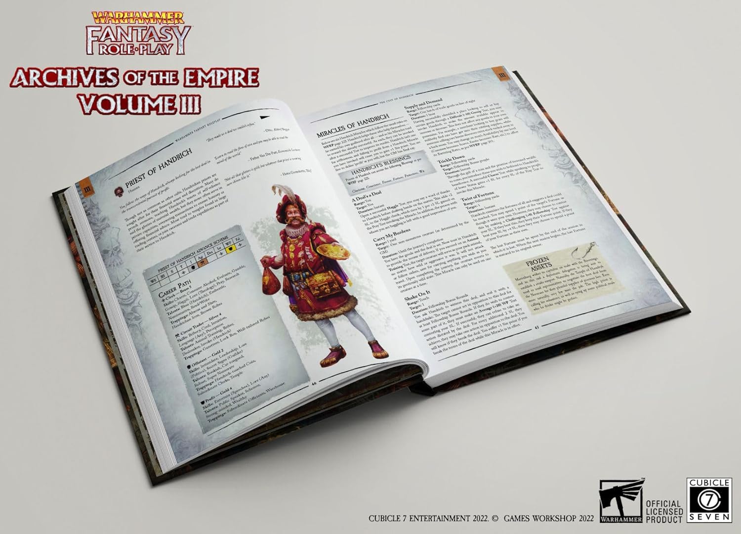 Cubicle 7 Warhammer Fantasy Roleplay Archives of The Empire Vol. 3 Book - Image 2