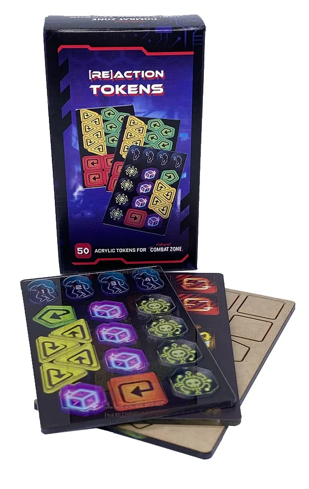 Cyberpunk RED: Combat Zone: Acrylic Tokens