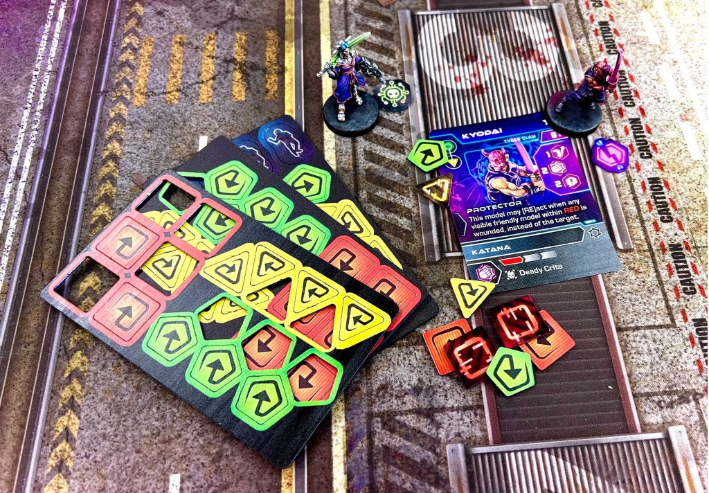 Cyberpunk RED: Combat Zone: Acrylic Tokens - Image 2