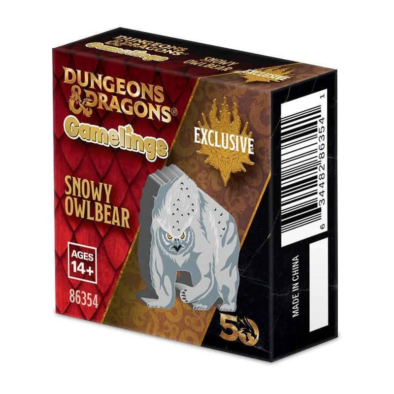 D&D Gamelings: Snowy Owlbear (Preorder)