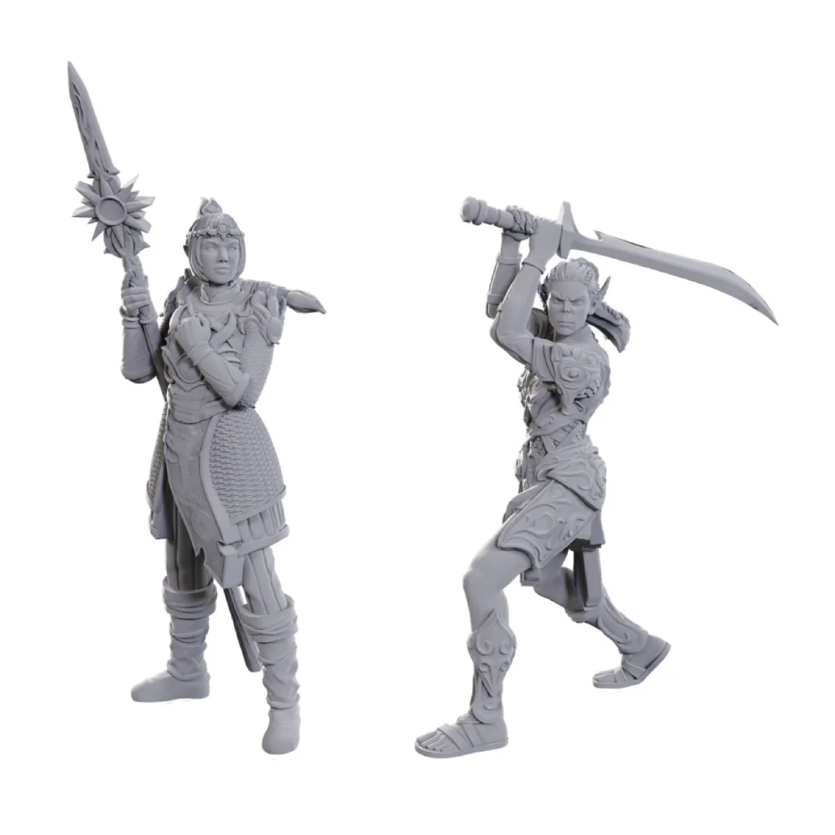 D&D Nolzurs Marvelous Miniatures: Baldurs Gate 3 - Laezel and Shadowheart