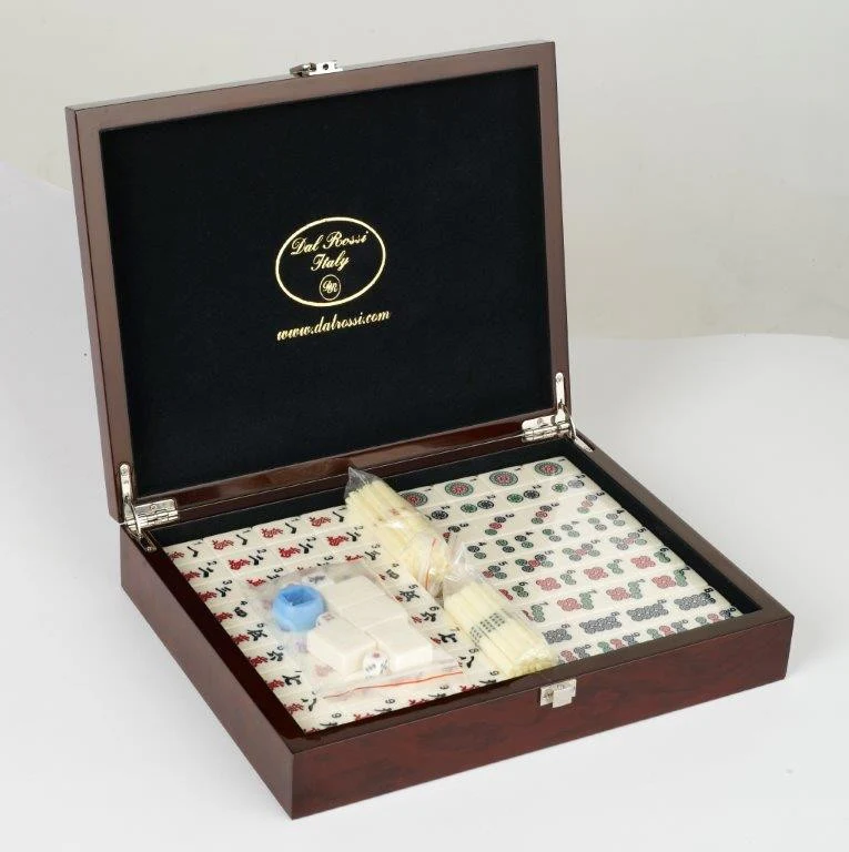 Dal Rossi - Mahjong Set Mahogany Finish 29cm