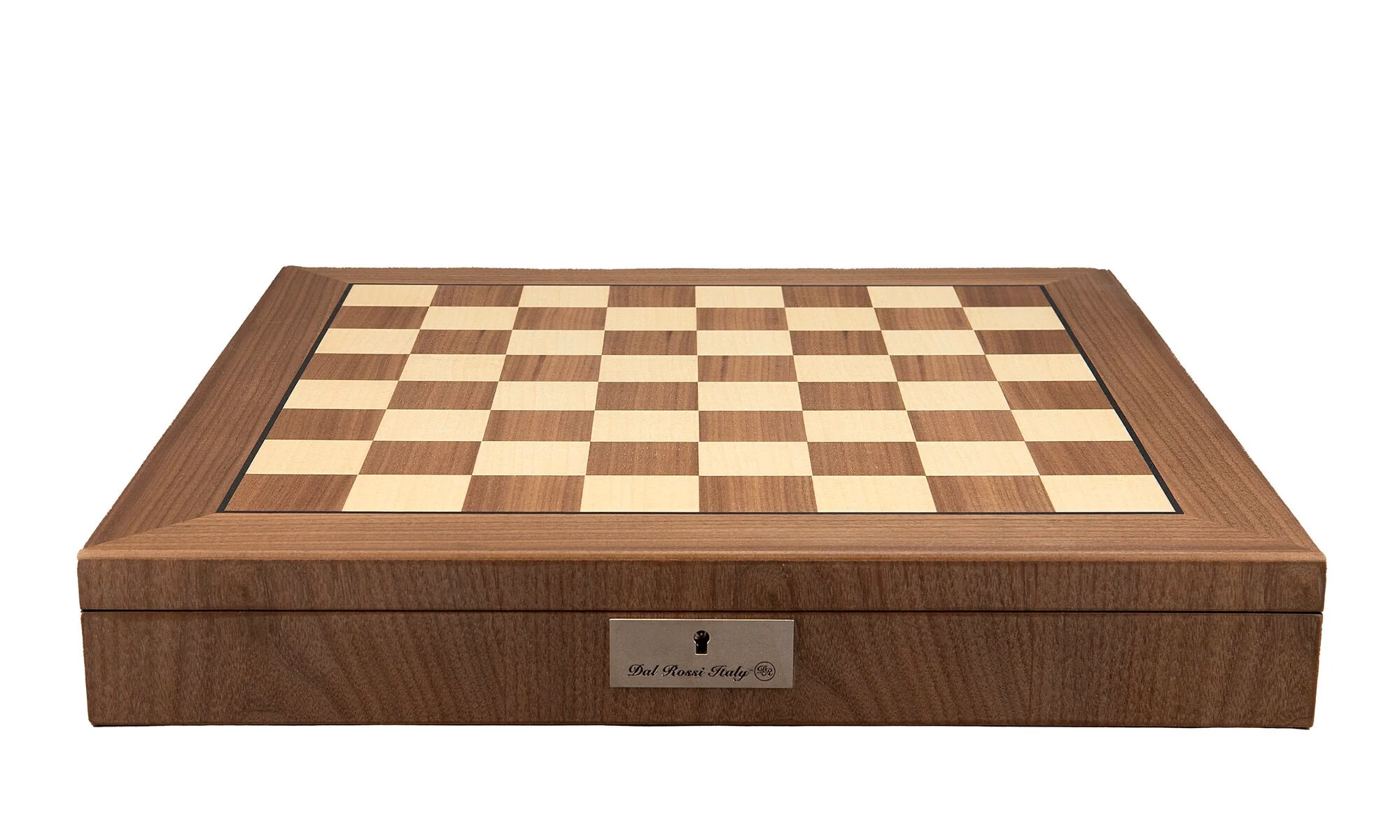 Dal Rossi - Walnut Chess Box 20" Inlaid