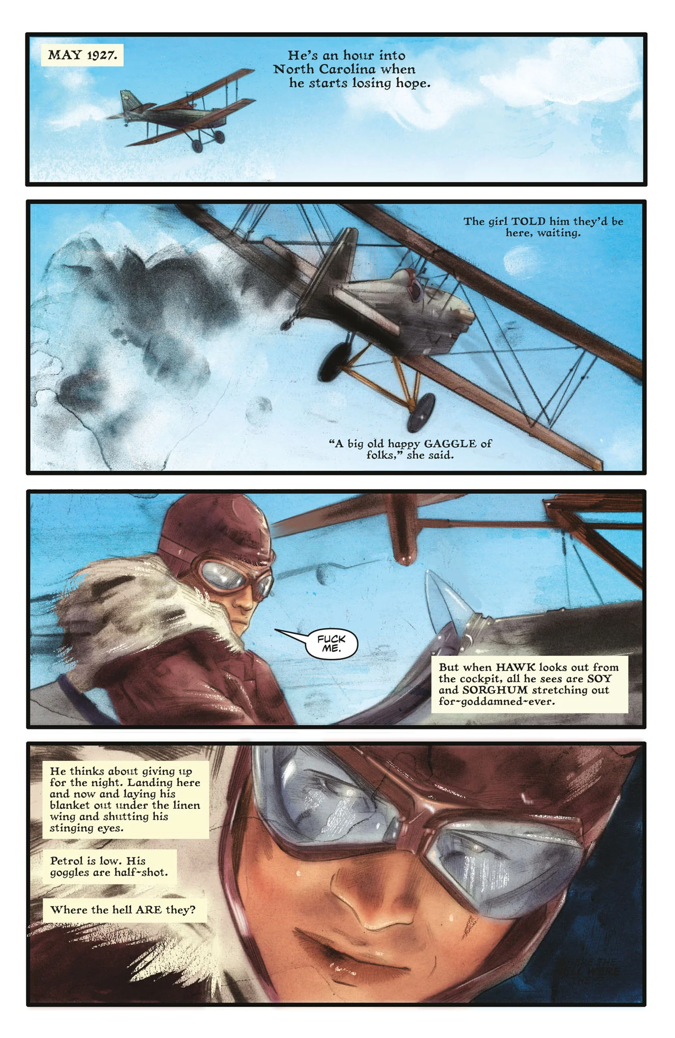 Dark Horse Books Barnstormers: A Ballad of Love and Murder Graphic Novel - Image 3