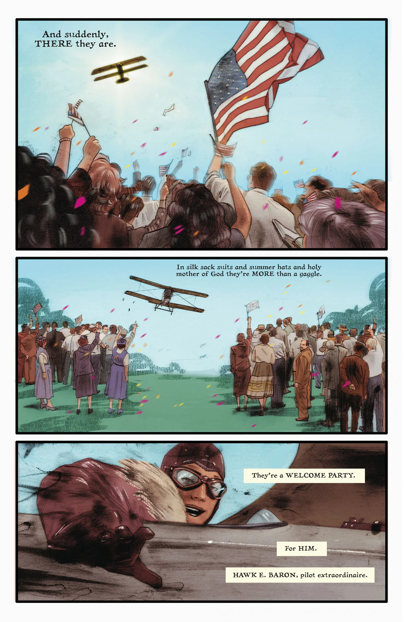 Dark Horse Books Barnstormers: A Ballad of Love and Murder Graphic Novel - Image 5