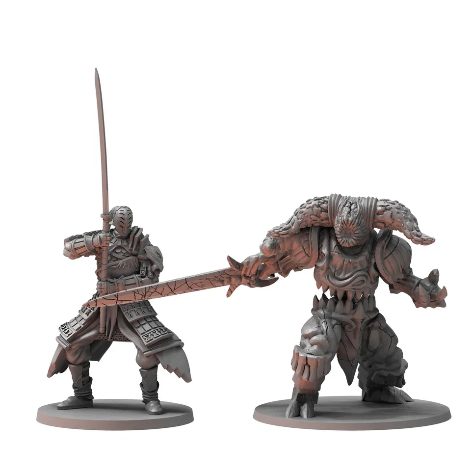 Dark Souls RPG Miniatures: Sir Alonne & Smelter Demon