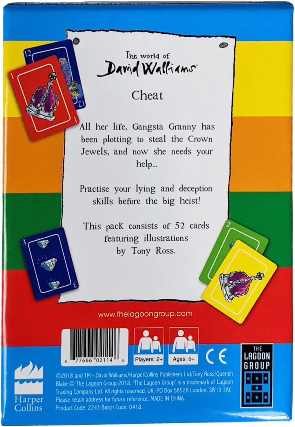 David Walliams Cheat Card Game - Image 2