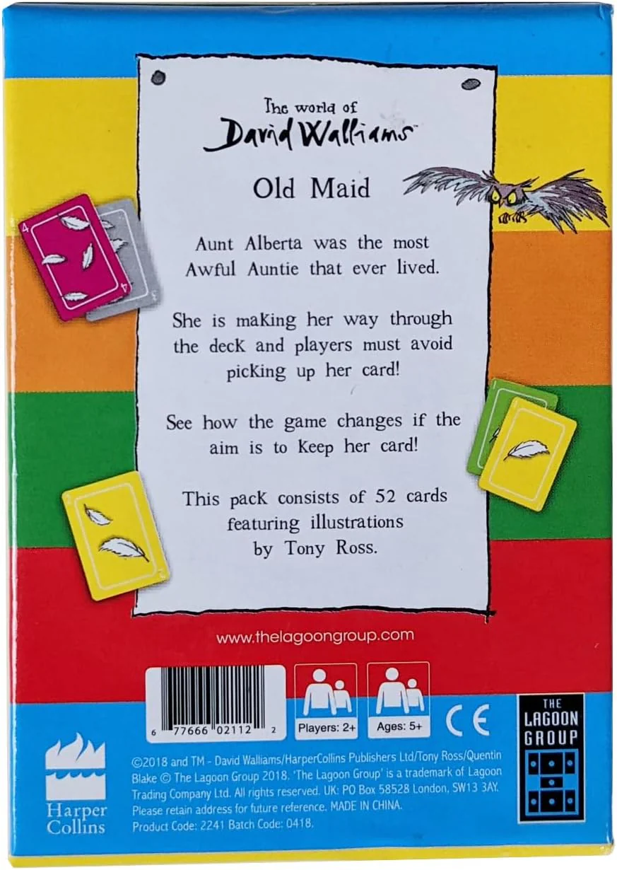 David Walliams Old Maid Card Game - Image 2