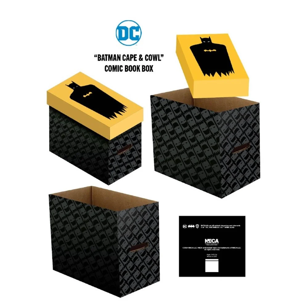DC Short Comic Book Storage Box: Batman Cape & Cowl (Preorder) - Image 2
