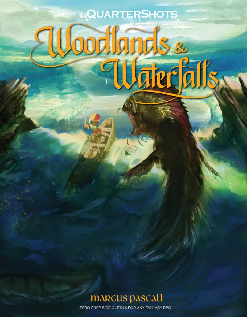 Deck & Dice Games Quartershots: Woodlands & Waterfalls