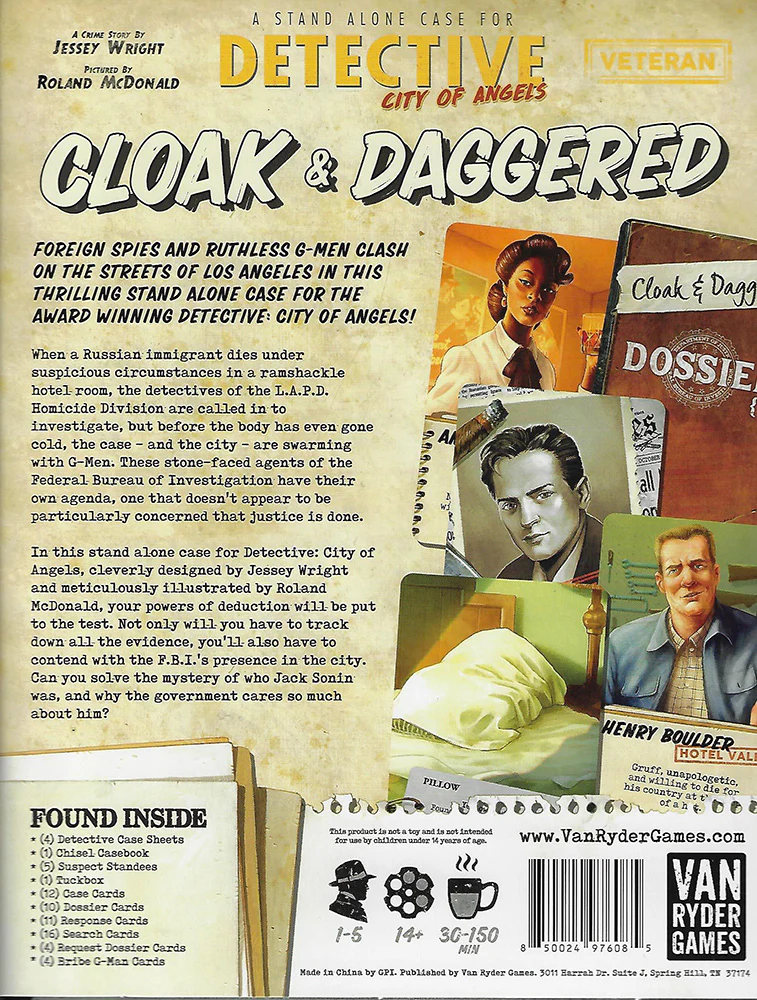 Detective: City of Angels – Cloak & Daggered - Single Case 1 - Image 3