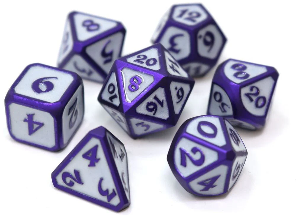 Die Hard Dice - Metal RPG Dice Set - Celestial Harbinger