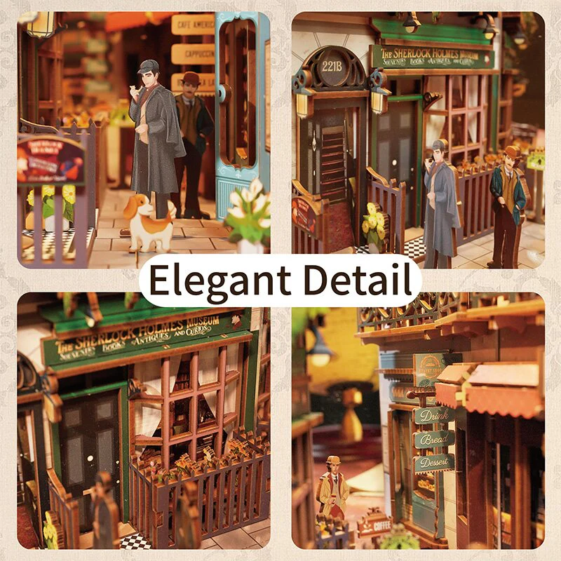 DIY Book Nook Baker Street - Image 10