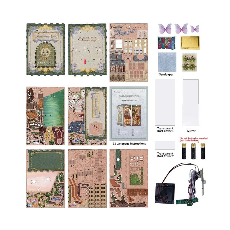 DIY Book Nook Shakespeare's Verse - Image 6