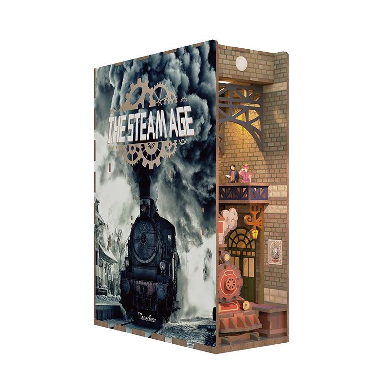 DIY Book Nook The Steam Age