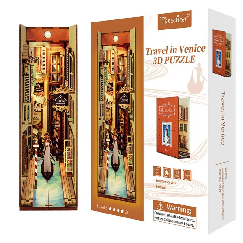 DIY Book Nook Travel in Venice