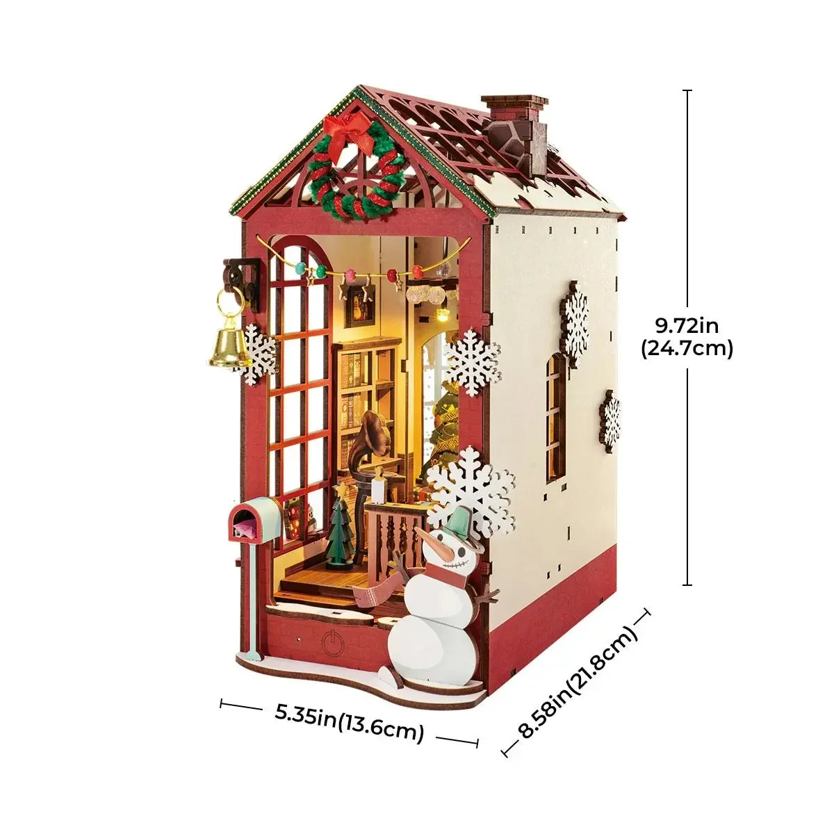 Diy Bookends Kit Christmas Indoor Scene - Image 6