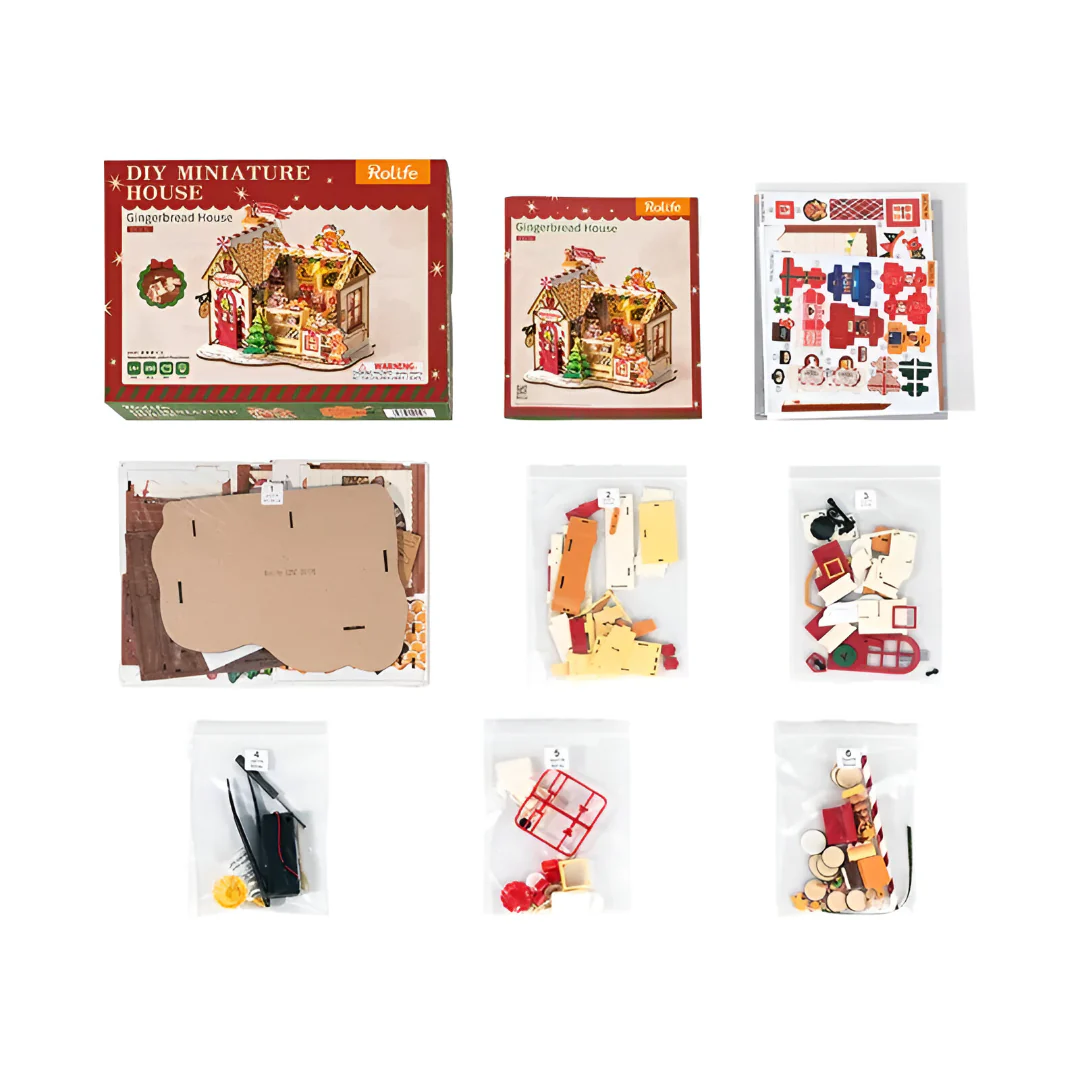 DIY - Mini House - Gingerbread House - Image 5